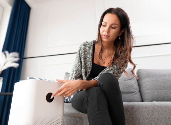 An air purifier will prevent dust buildup at home