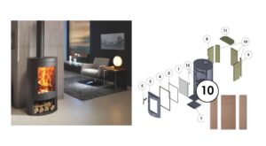 Vermiculite for wood burning stoves