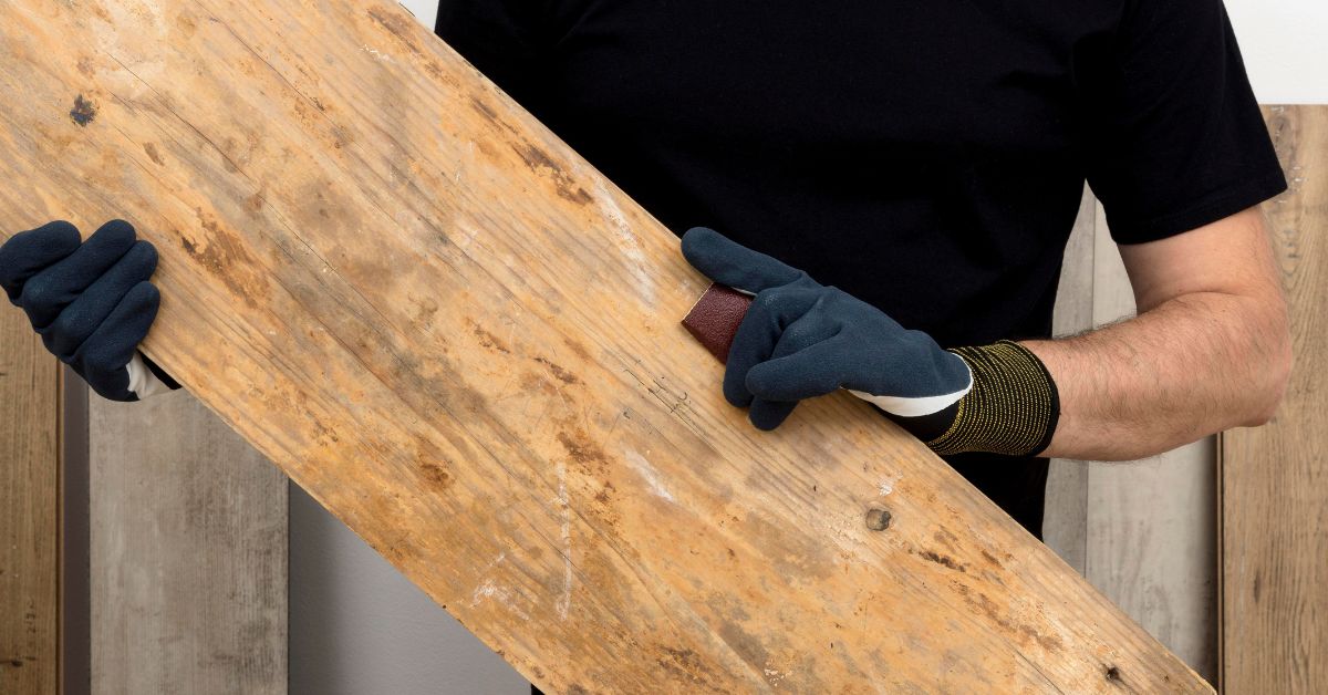 how to remove mold from wood