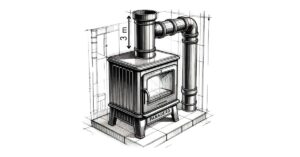 tubo para fogão a lenha